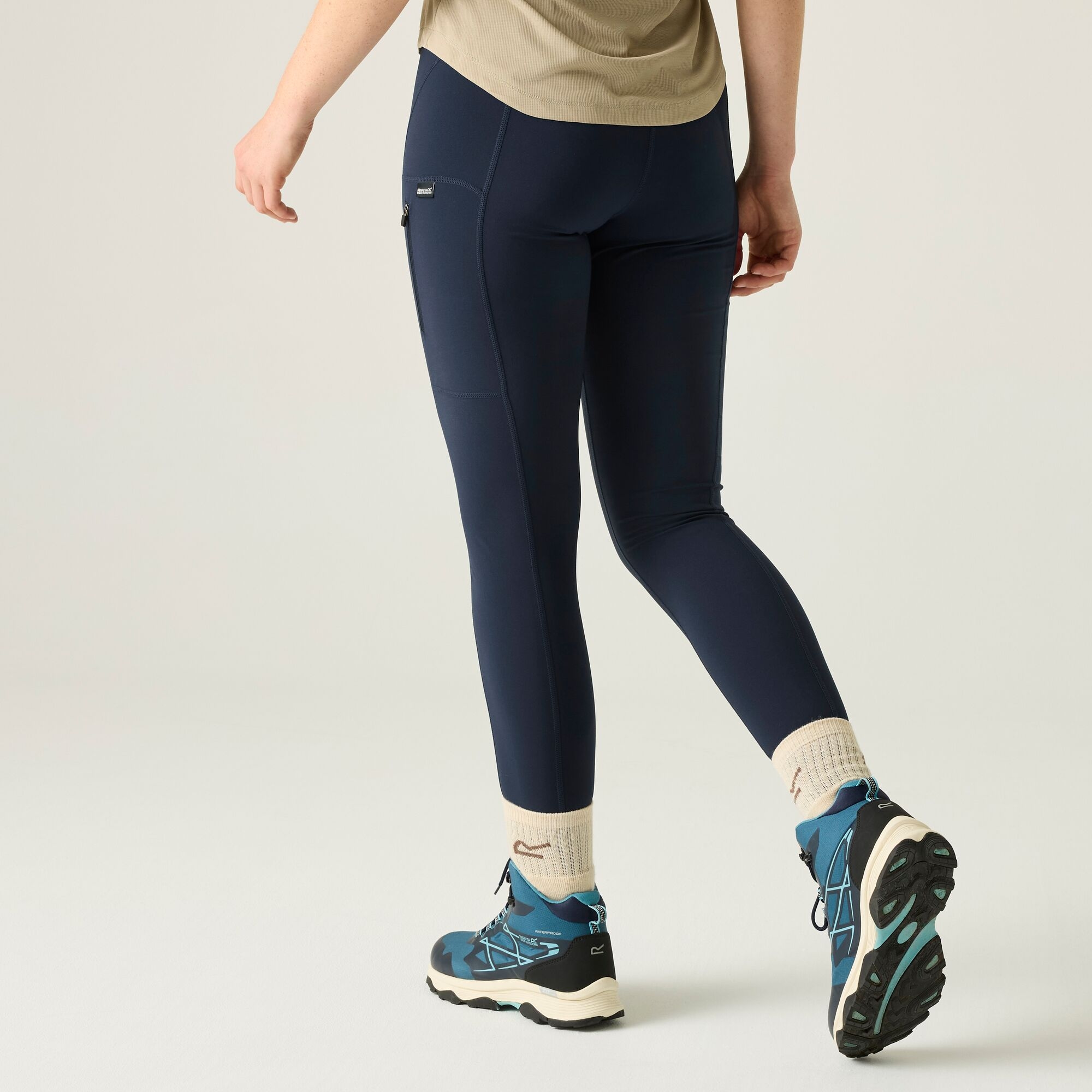 Regatta   Legginsy damskie trekkingowe Monira Niebieski