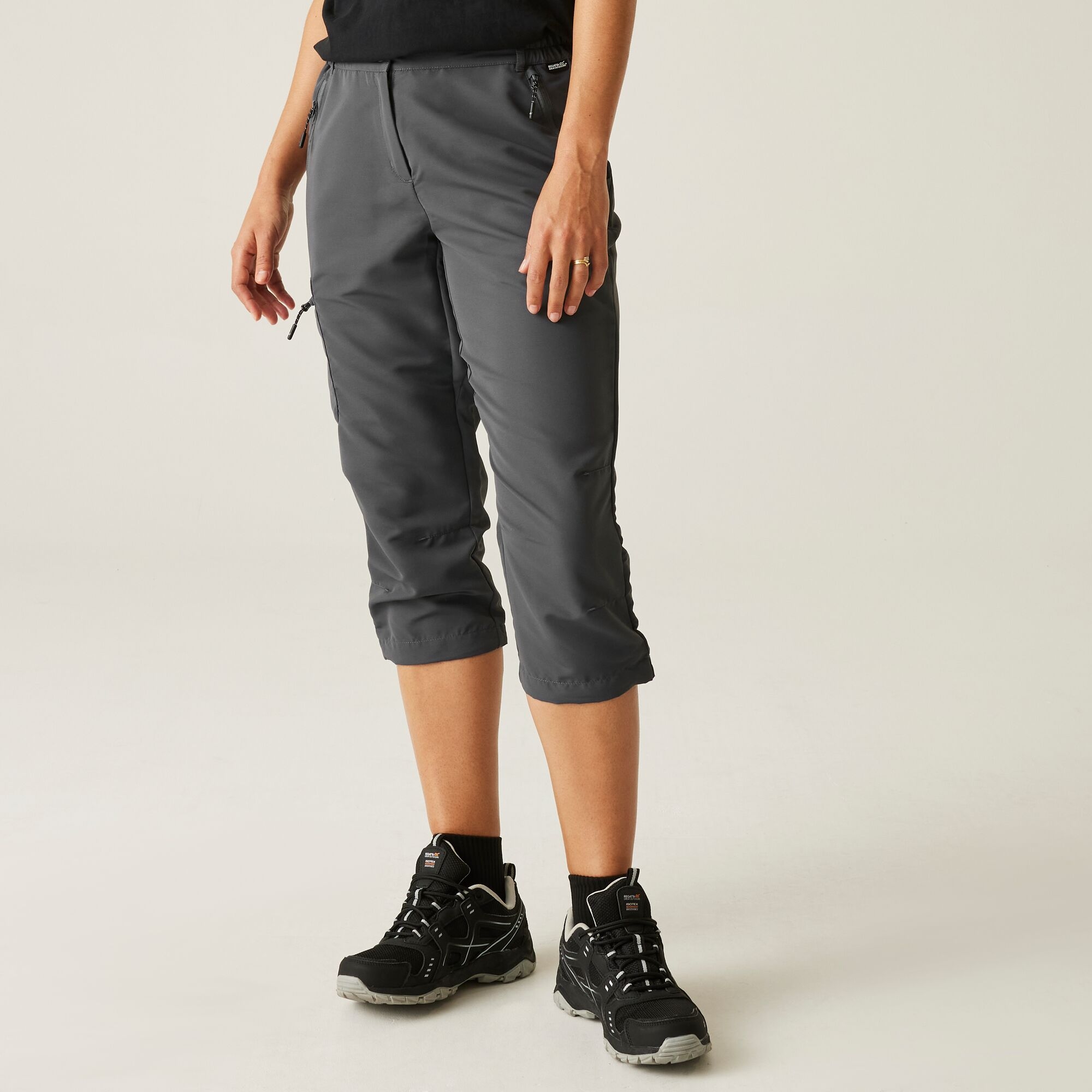 Regatta Spodnie damskie capri Chaska III Szary