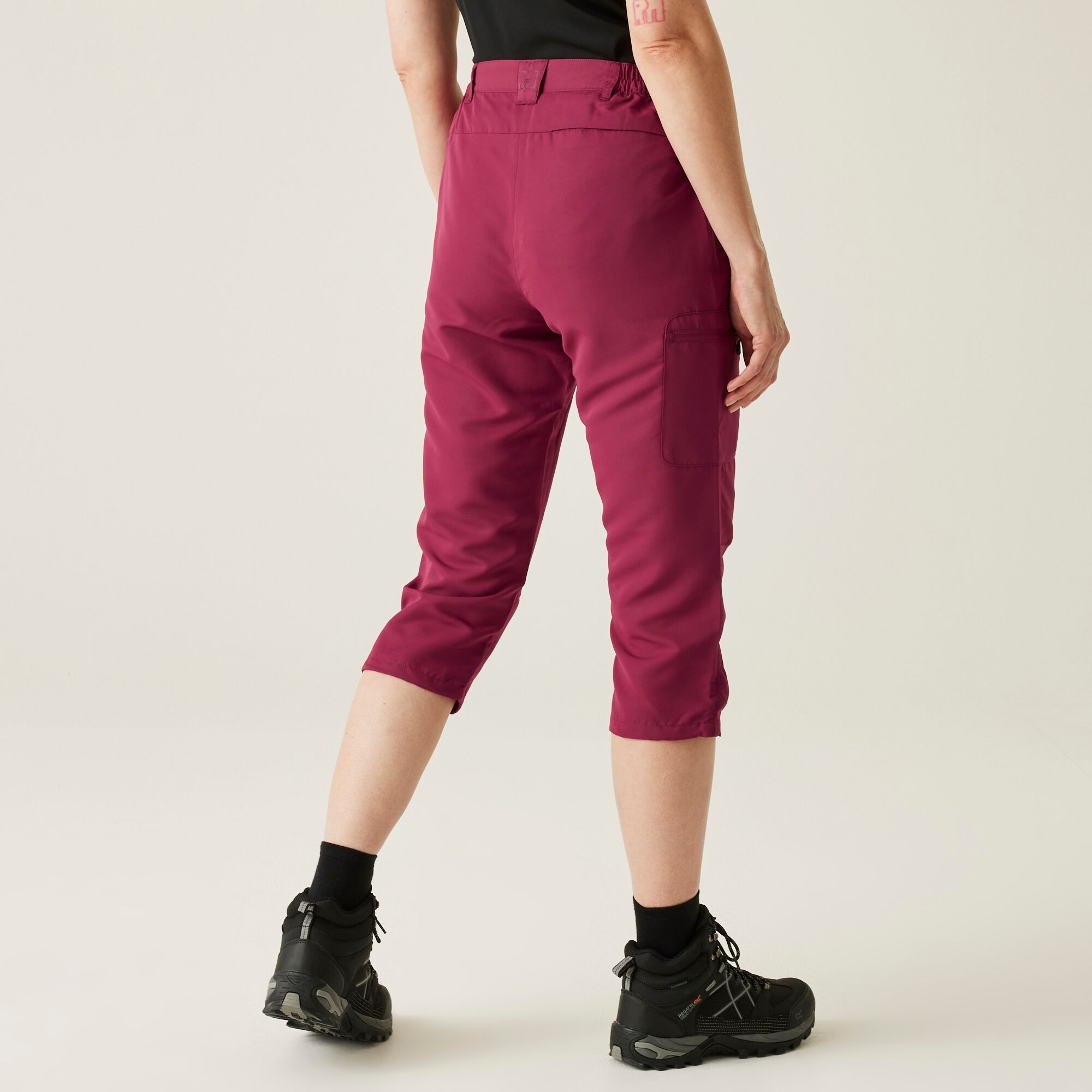 Regatta Spodnie damskie capri Chaska III Różowy
