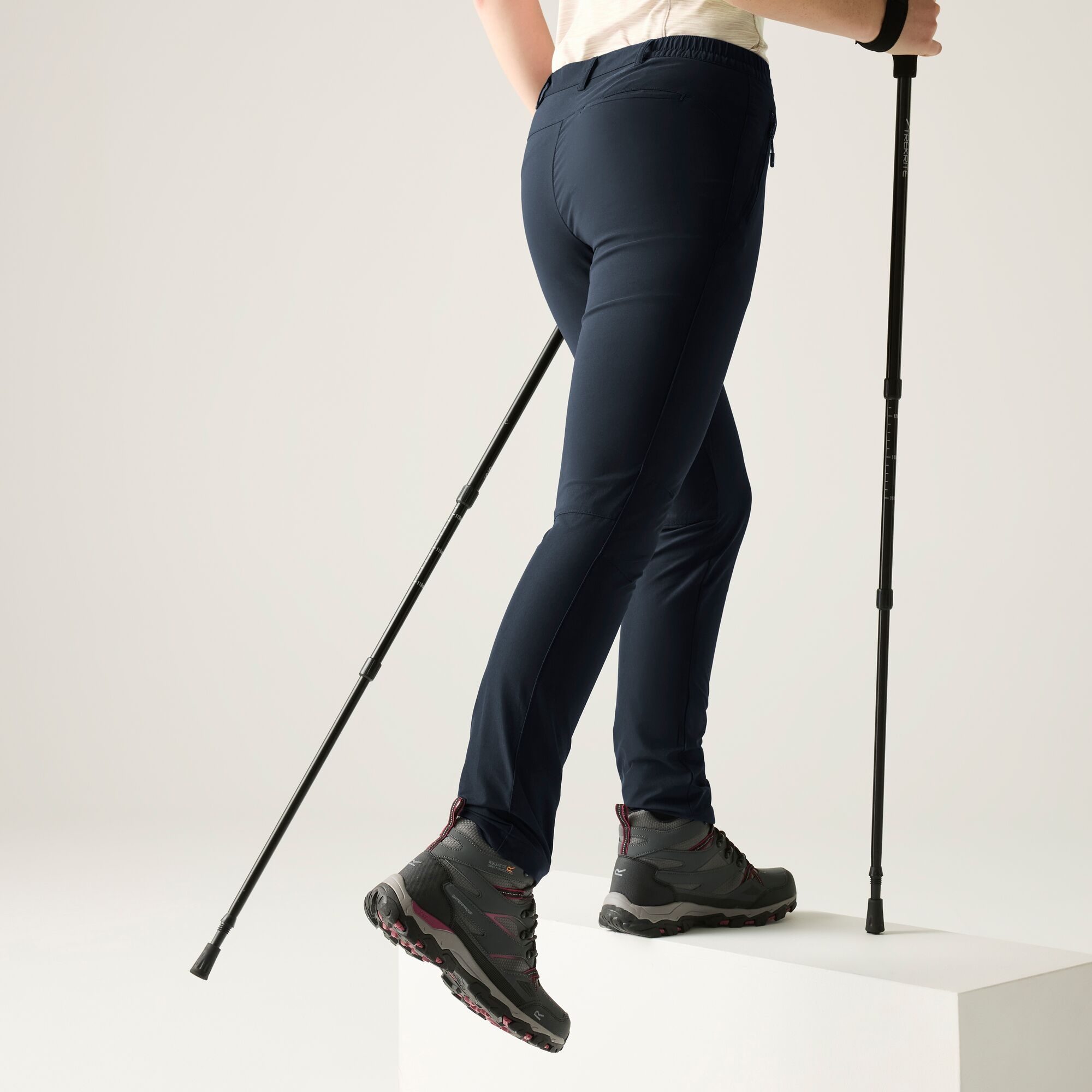 Regatta Spodnie damskie trekkingowe Highton II Niebieski