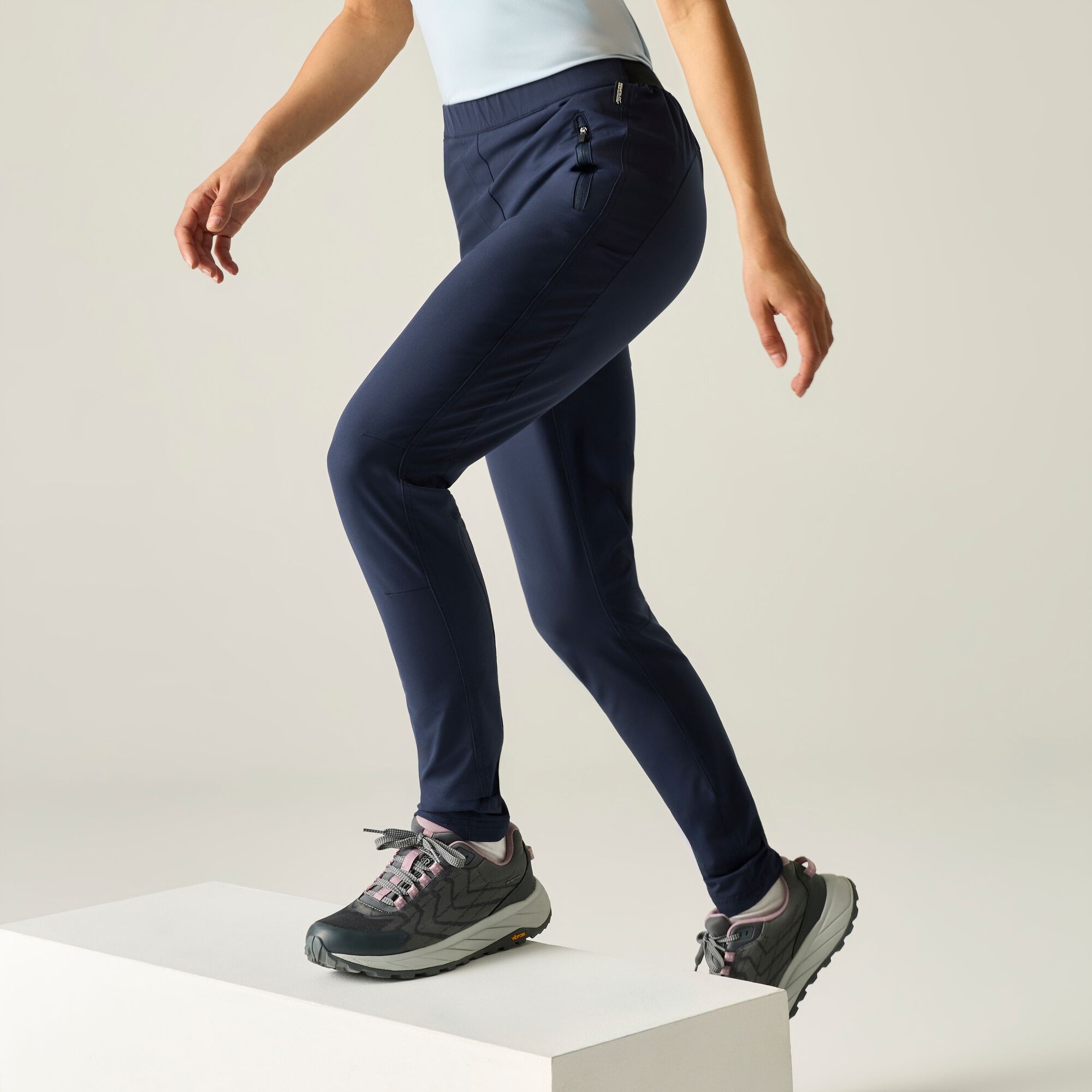 Regatta Women's Pentre Stretch Ii Walking Trousers - Blue Size 18 R