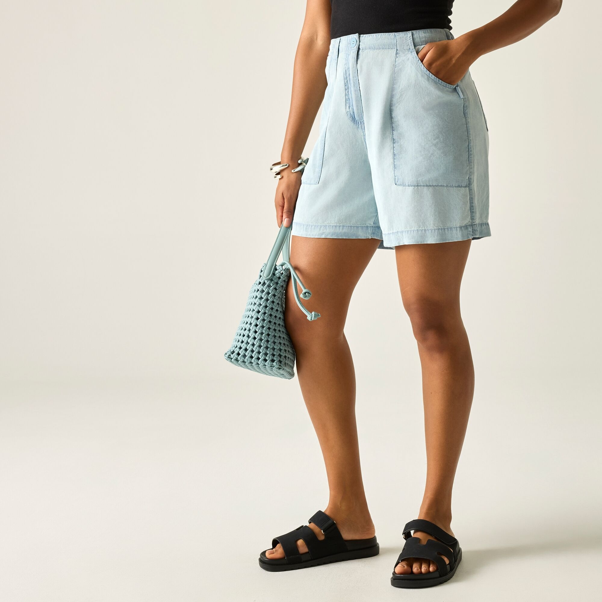 Regatta Women's Liza Shorts - Blue Size 14 - Image 3