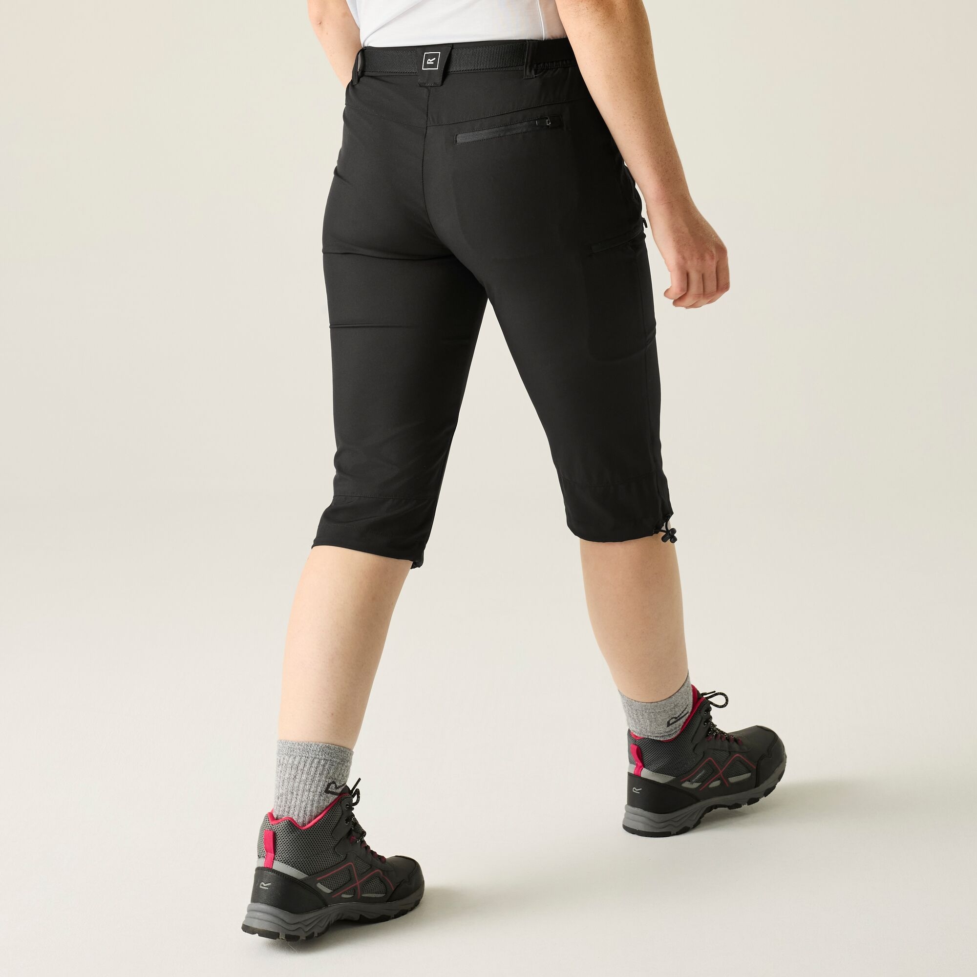 Regatta Spodnie damskie capri Xert Stretch Czarny