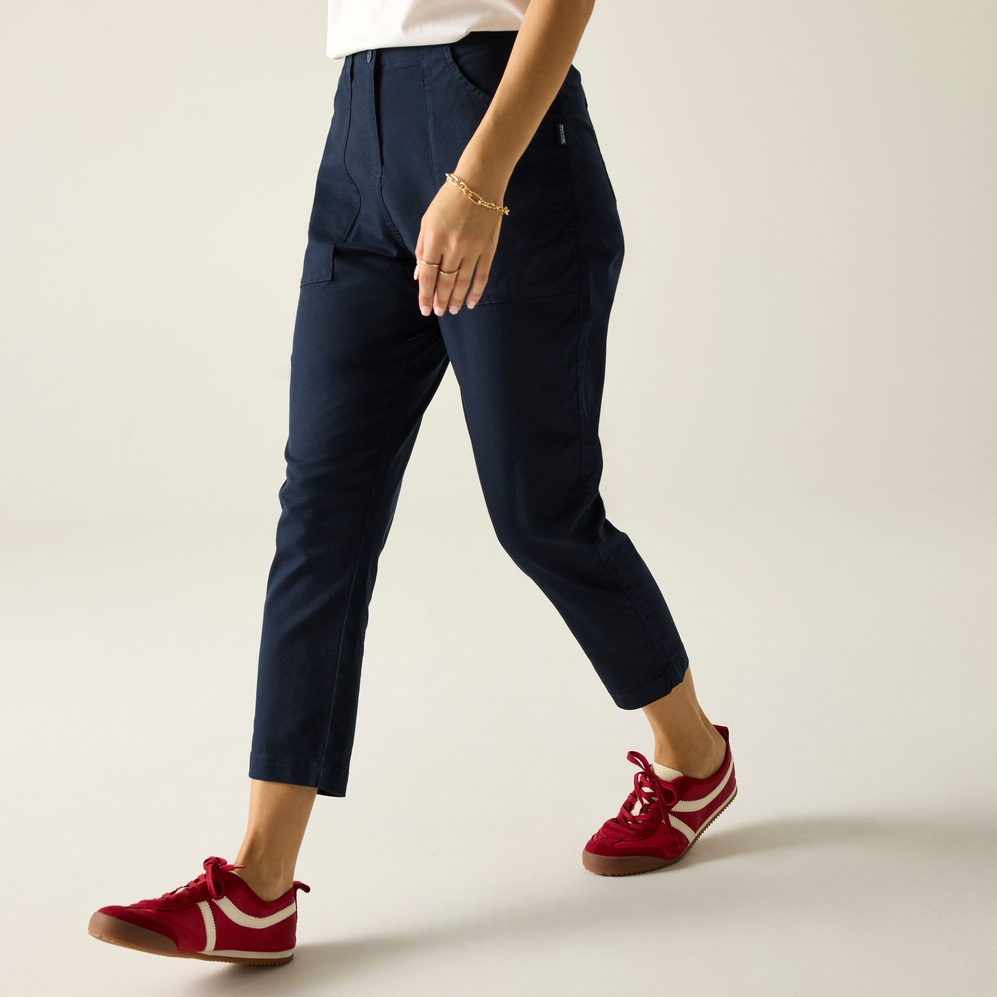 Regatta   Spodnie damskie capri Shorebella Niebieski