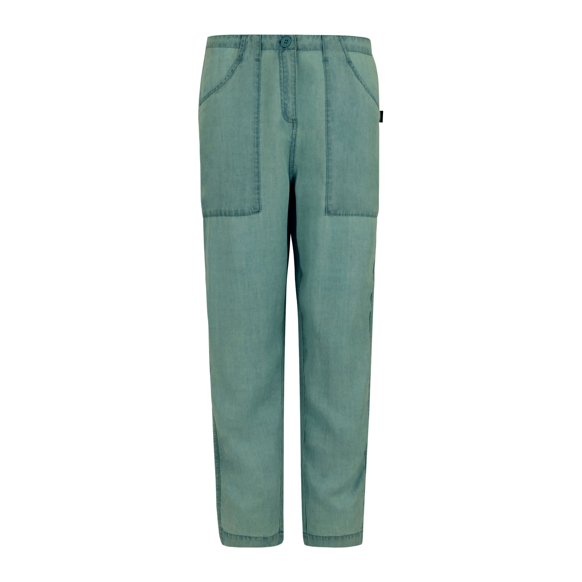 Regatta Spodnie damskie capri Shorebella Zielony