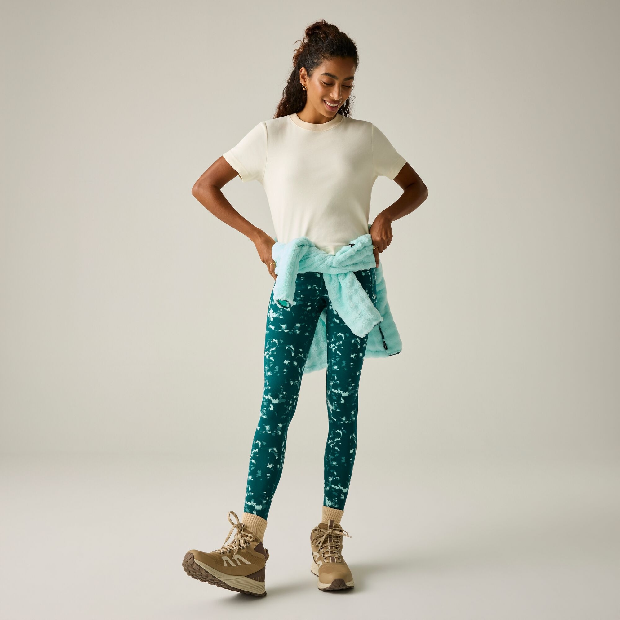 Regatta   Legginsy damskie Outdoor Comfort Contour Zielony