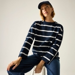 Navy White Stripe 