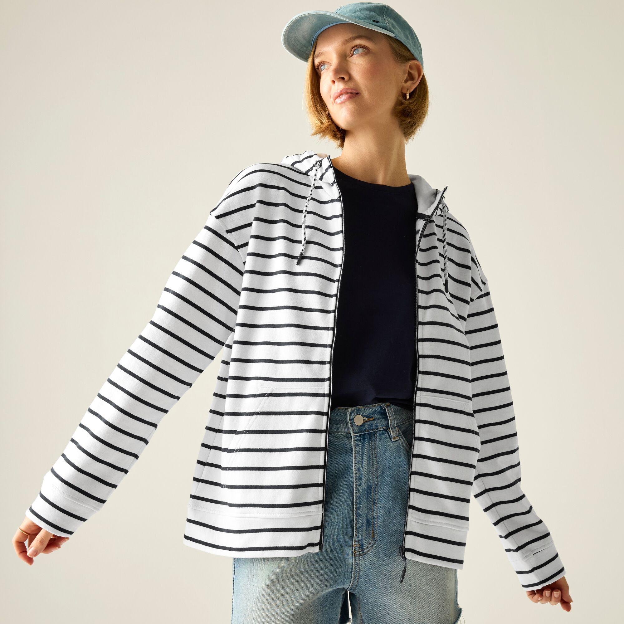 Regatta   Bluza damska z kapturem Bayletta Biały