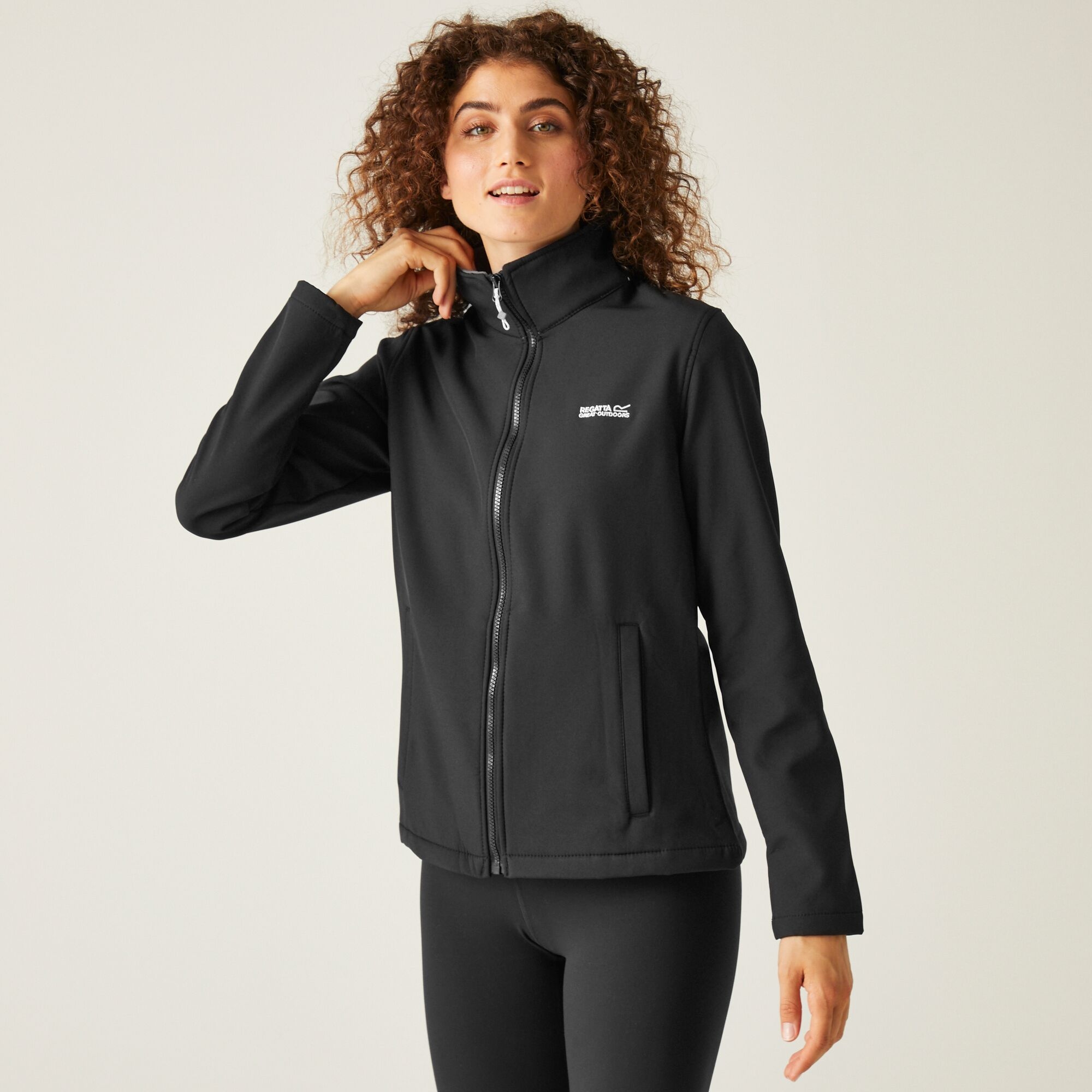 Regatta Damski Softshell Connie V Czarny, Rozmiar: 38