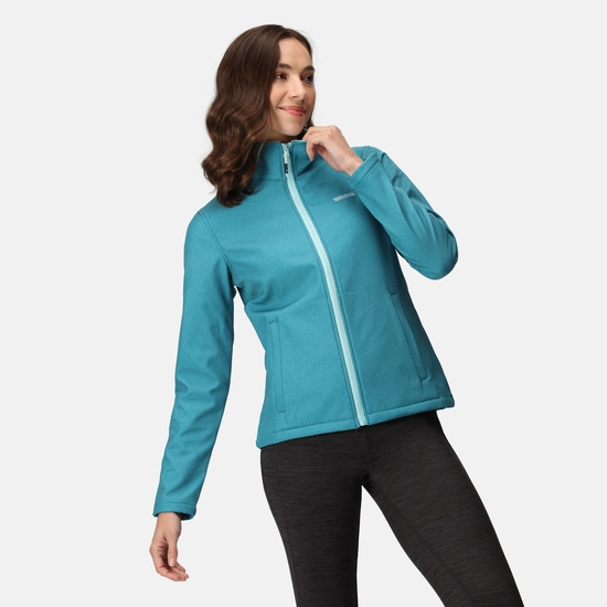 Women's Connie V Softshell Walking Jacket Gulfstream Sea Haze