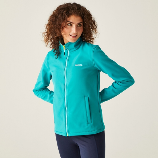 Veste Softshell Femme stretch Connie V Bleu