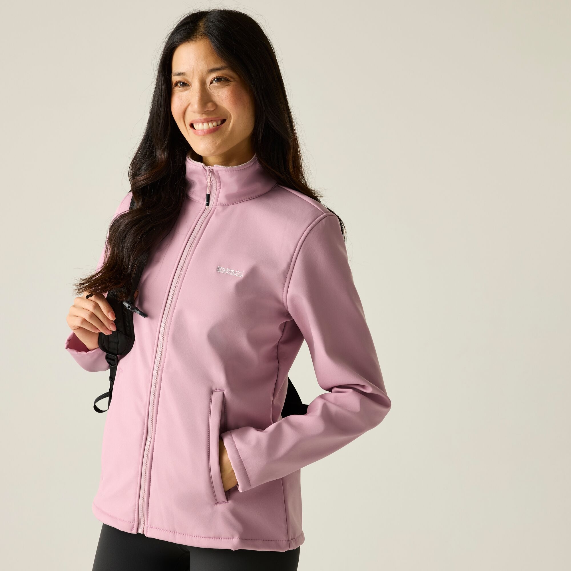 Regatta Kurtka damska softshell przeciwdeszczowy Connie V Fioletowy