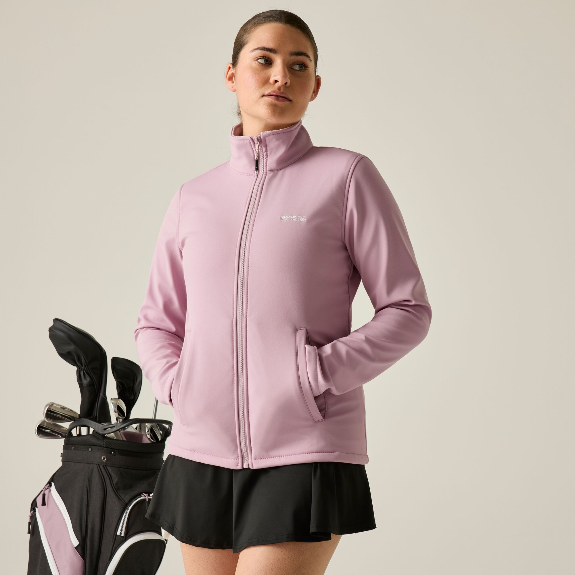 Regatta   Kurtka damska softshell przeciwdeszczowy Connie V Fioletowy