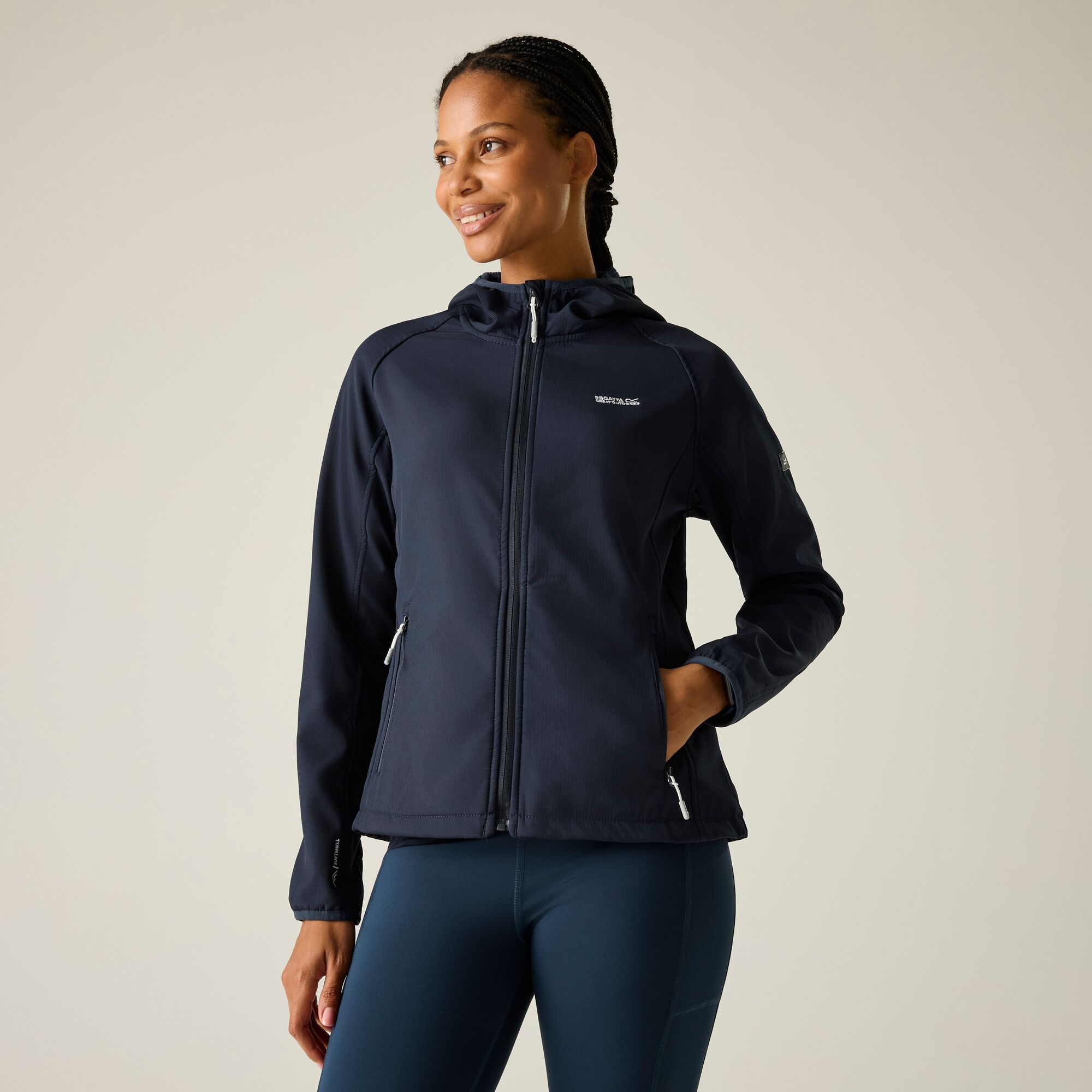 Regatta Women's Arec Iii Softshell Jacket - Blue Size 18