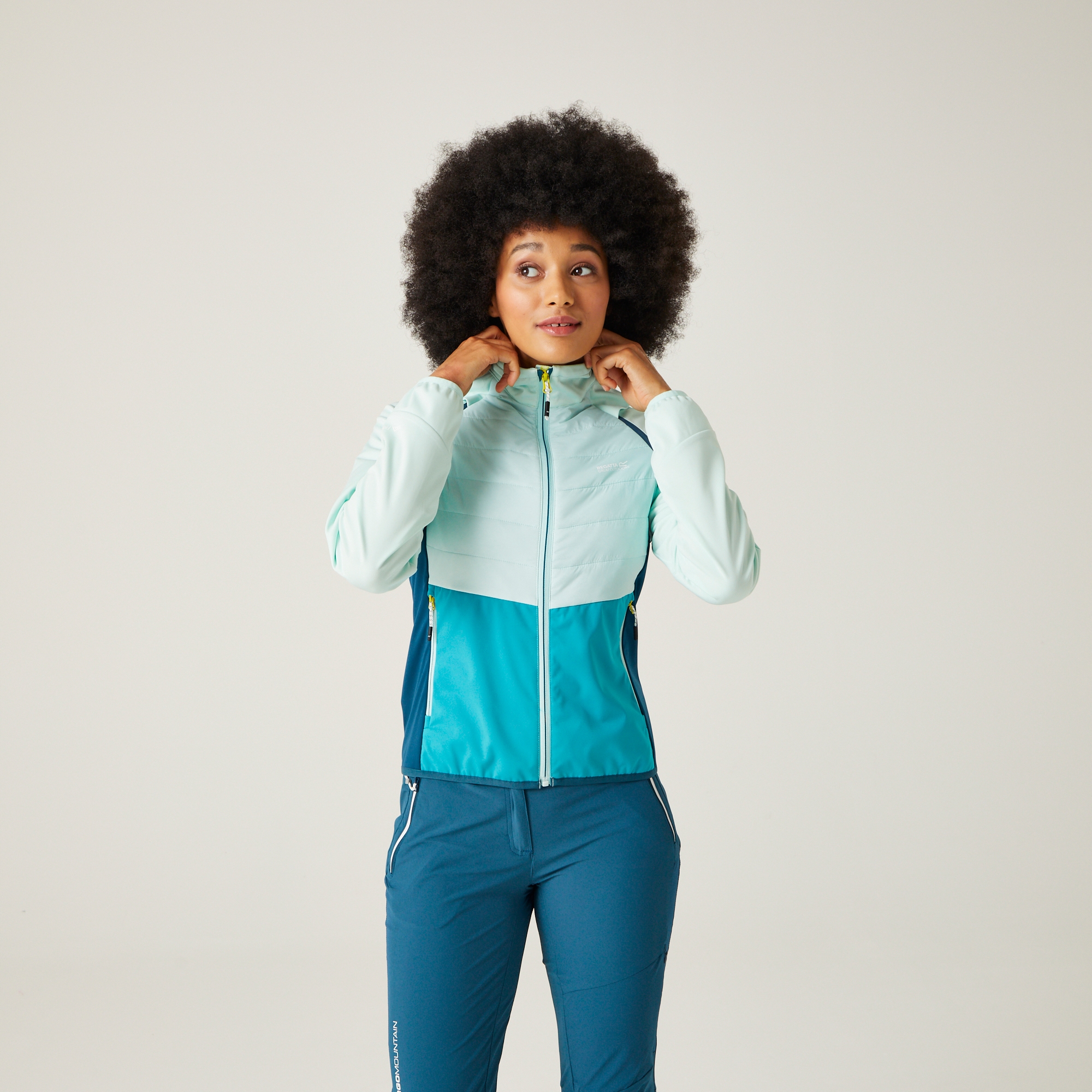 Damska kurtka hybrydowa Steren II Niebieski