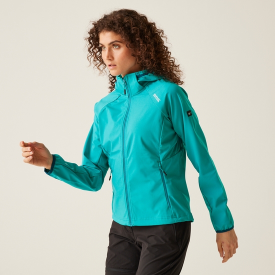 Women's Bourda Softshell Jacket Tahitian Blue