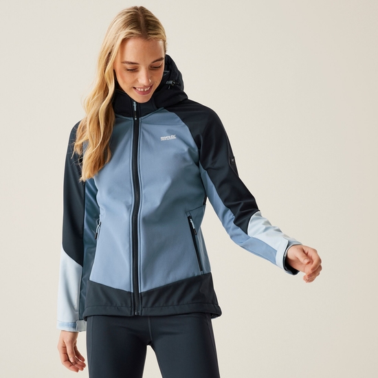 Women's Desoto X Softshell Jacket Navy Coronet Blue
