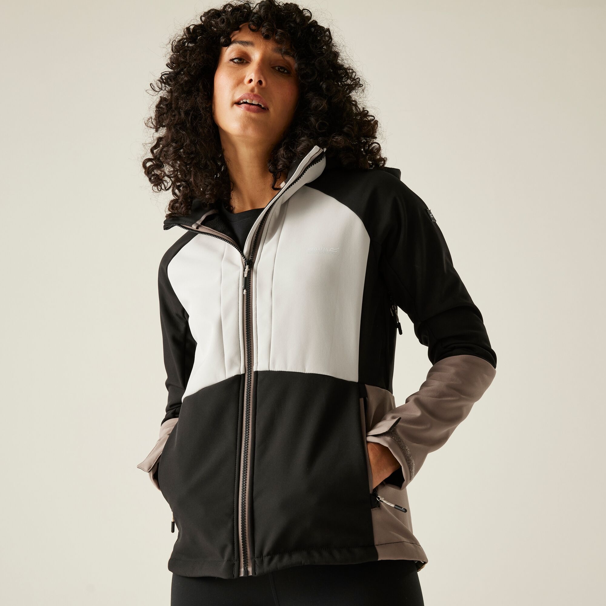 Regatta   Kurtka damska softshell wodoodporny Desoto Czarny