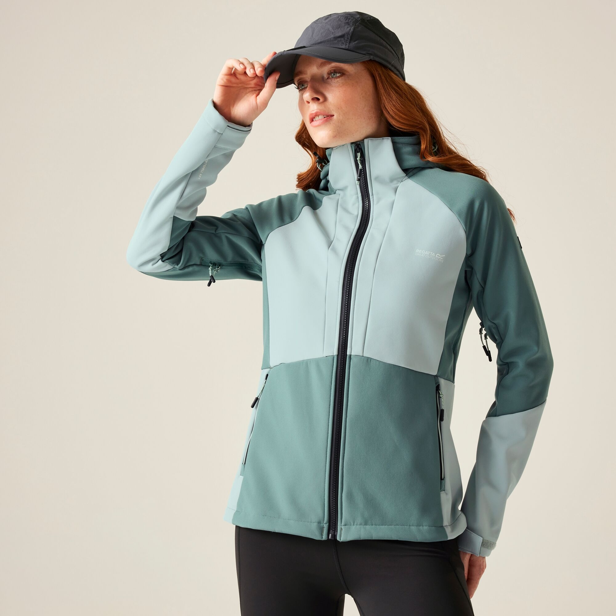 Regatta Kurtka damska softshell wodoodporny Desoto Zielony