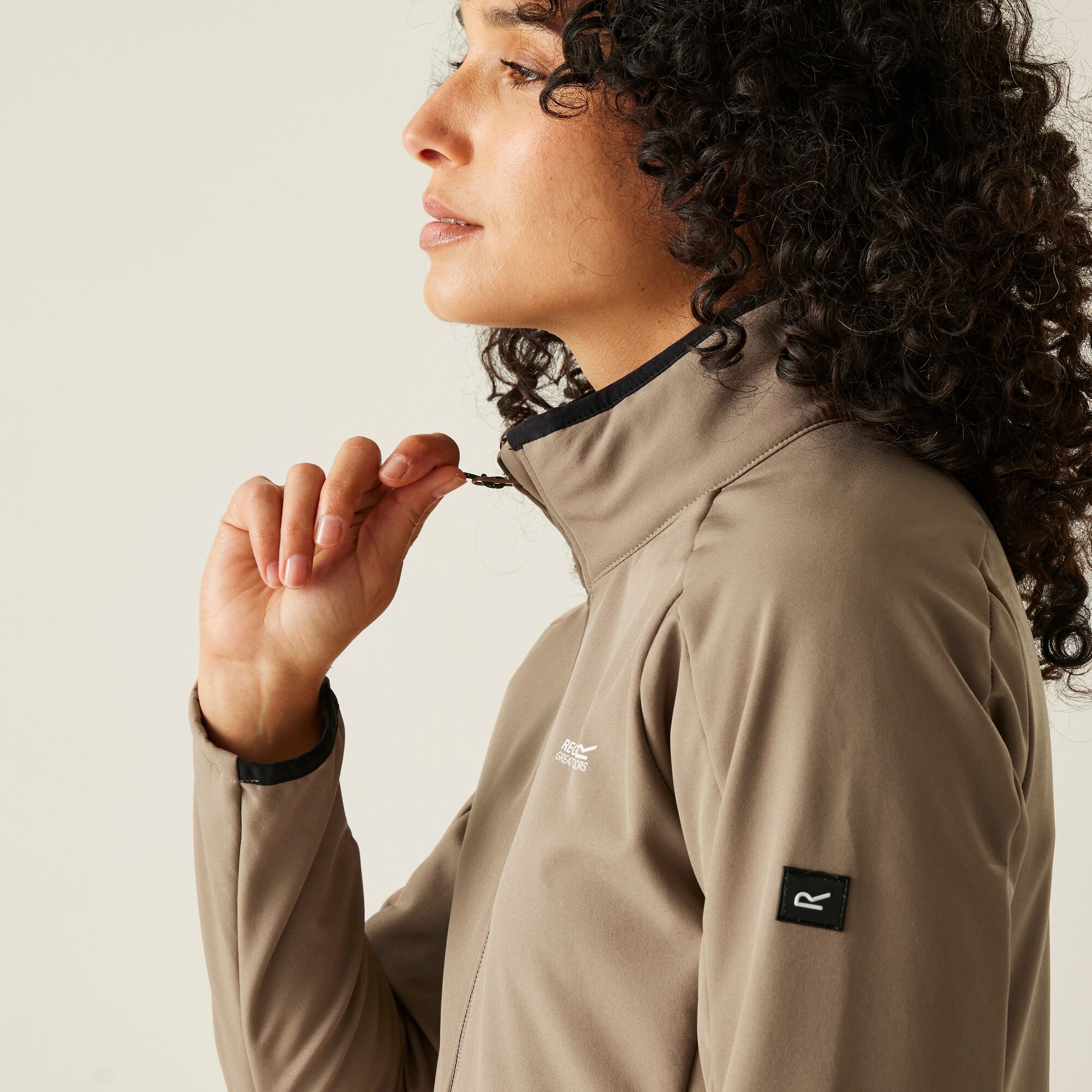 Regatta Kurtka damska softshell wodoodporny Moutdale Brązowy