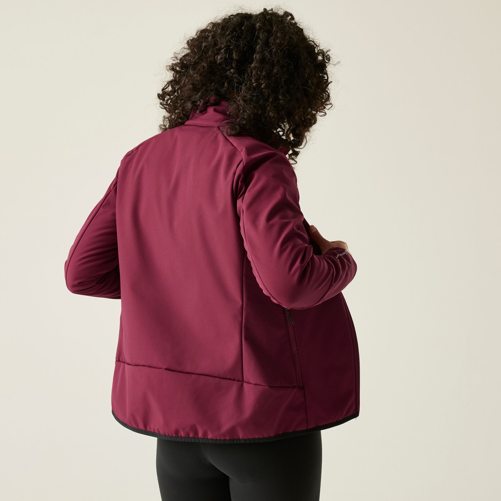 Regatta Kurtka damska softshell wodoodporny Moutdale Burgundowy