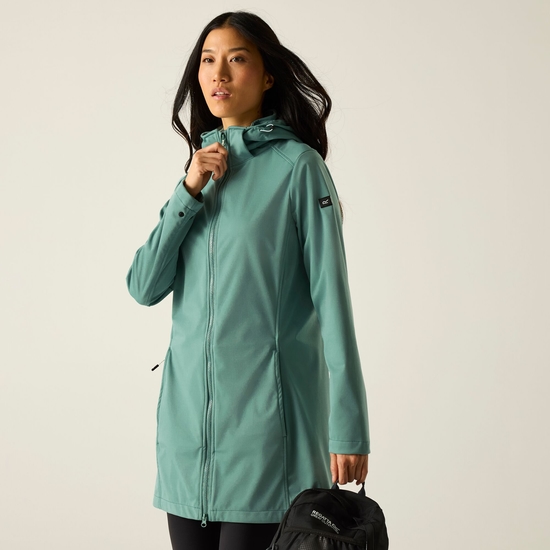 Women's Carisbrooke Softshell Waterproof Jacket Ivy Moss Green