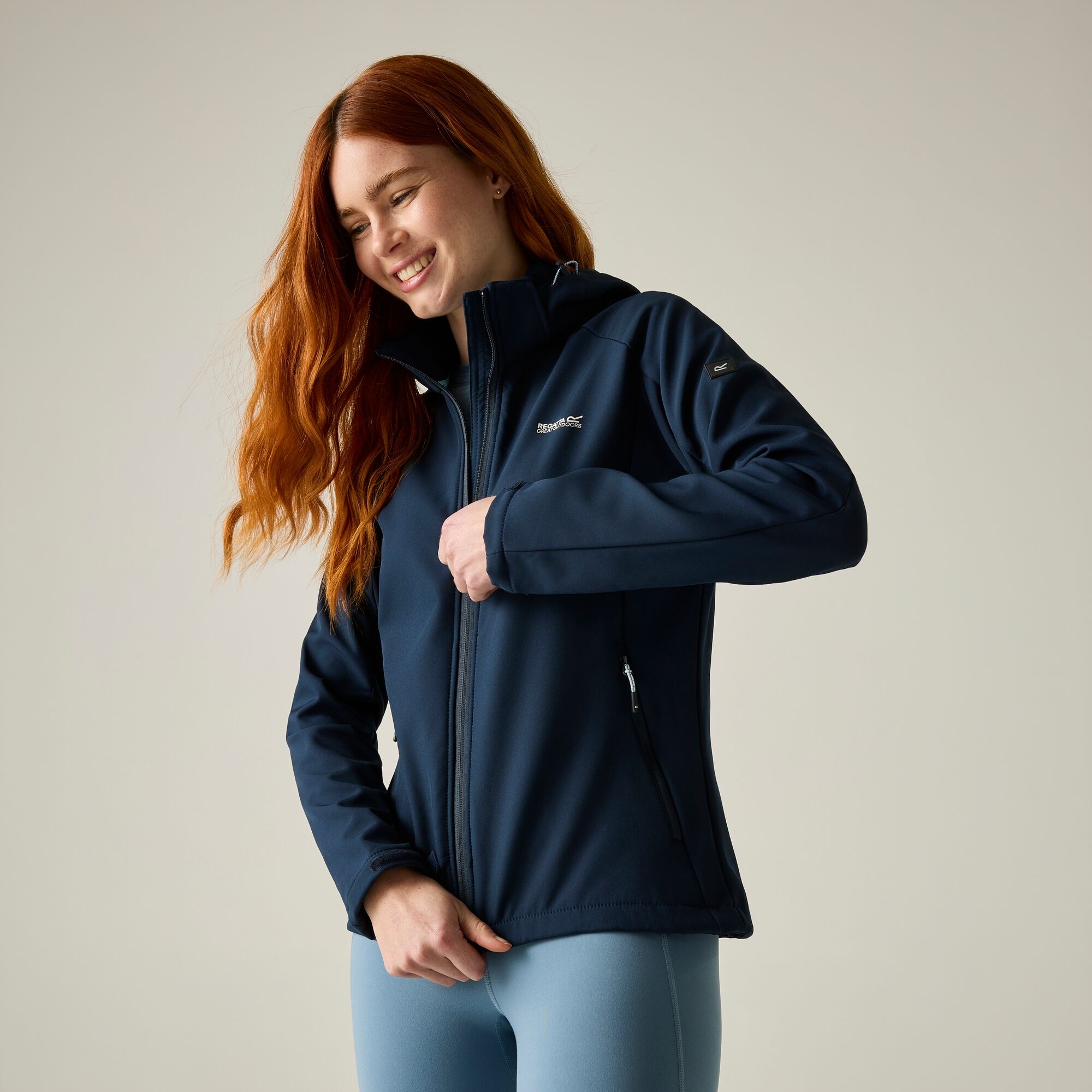 Regatta   Kurtka softshell damska Deyana Niebieski