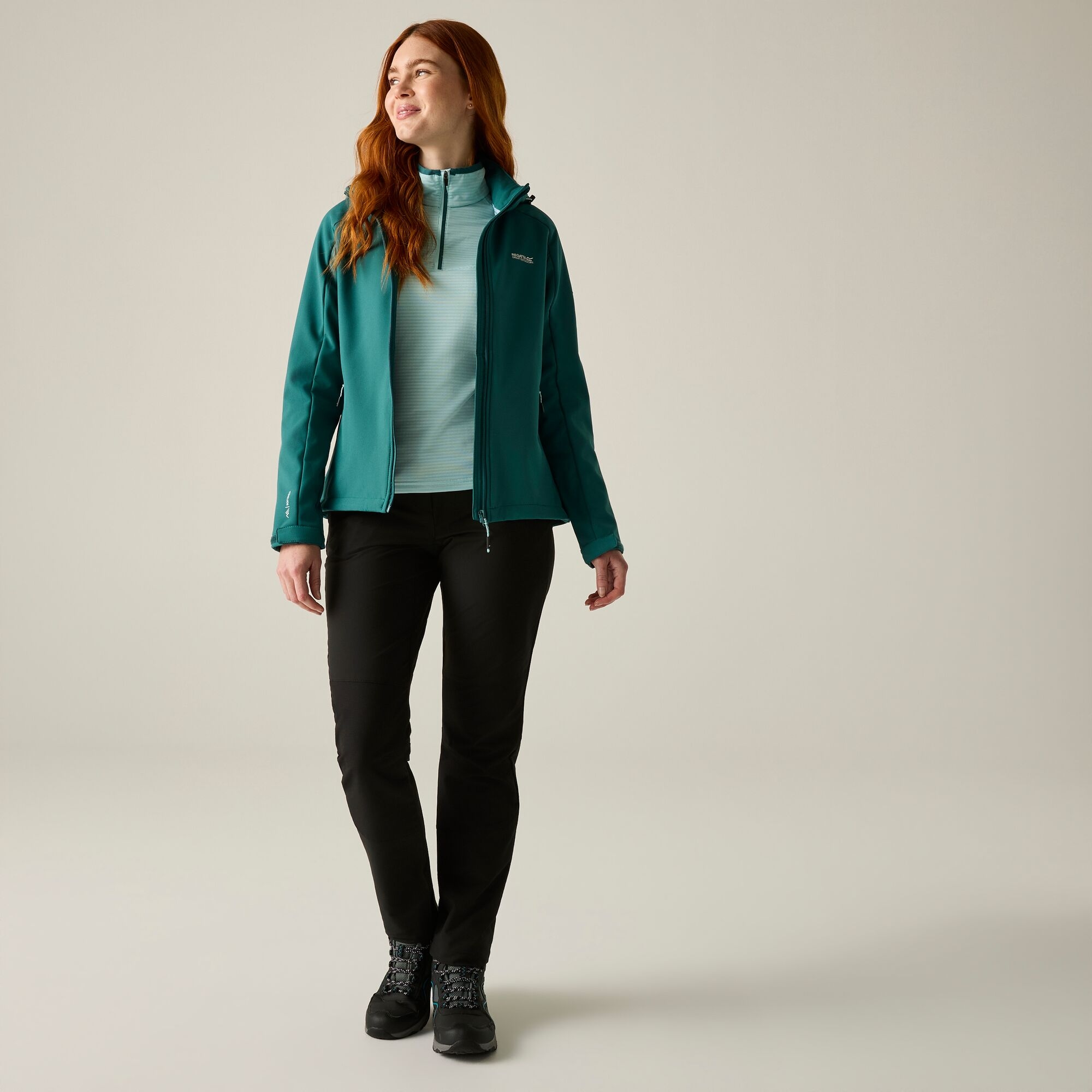 Regatta   Kurtka softshell damska Deyana Zielony