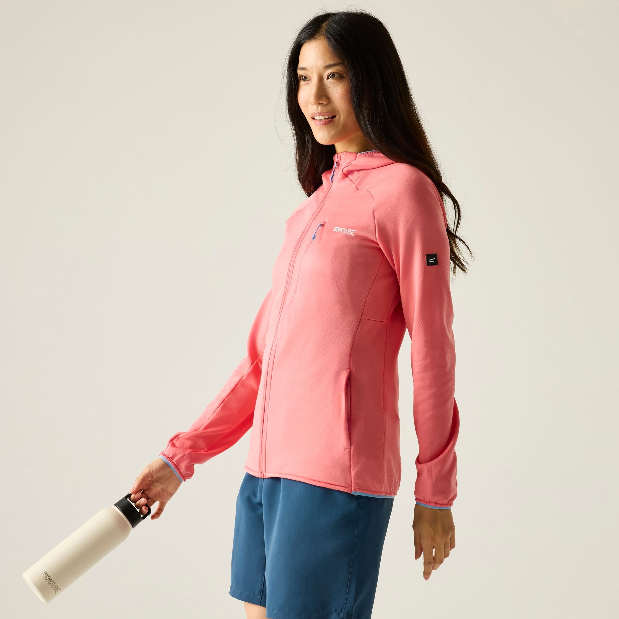 Regatta Bluza damska z kapturem Kadley Różowy