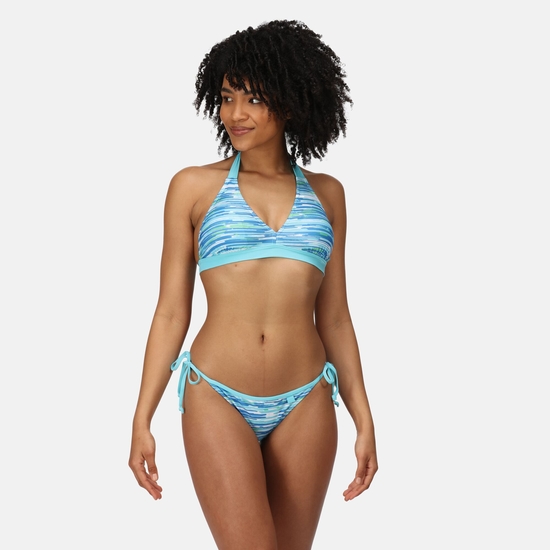 Women's Aceana String Bikini Briefs Seascape Brushstroke