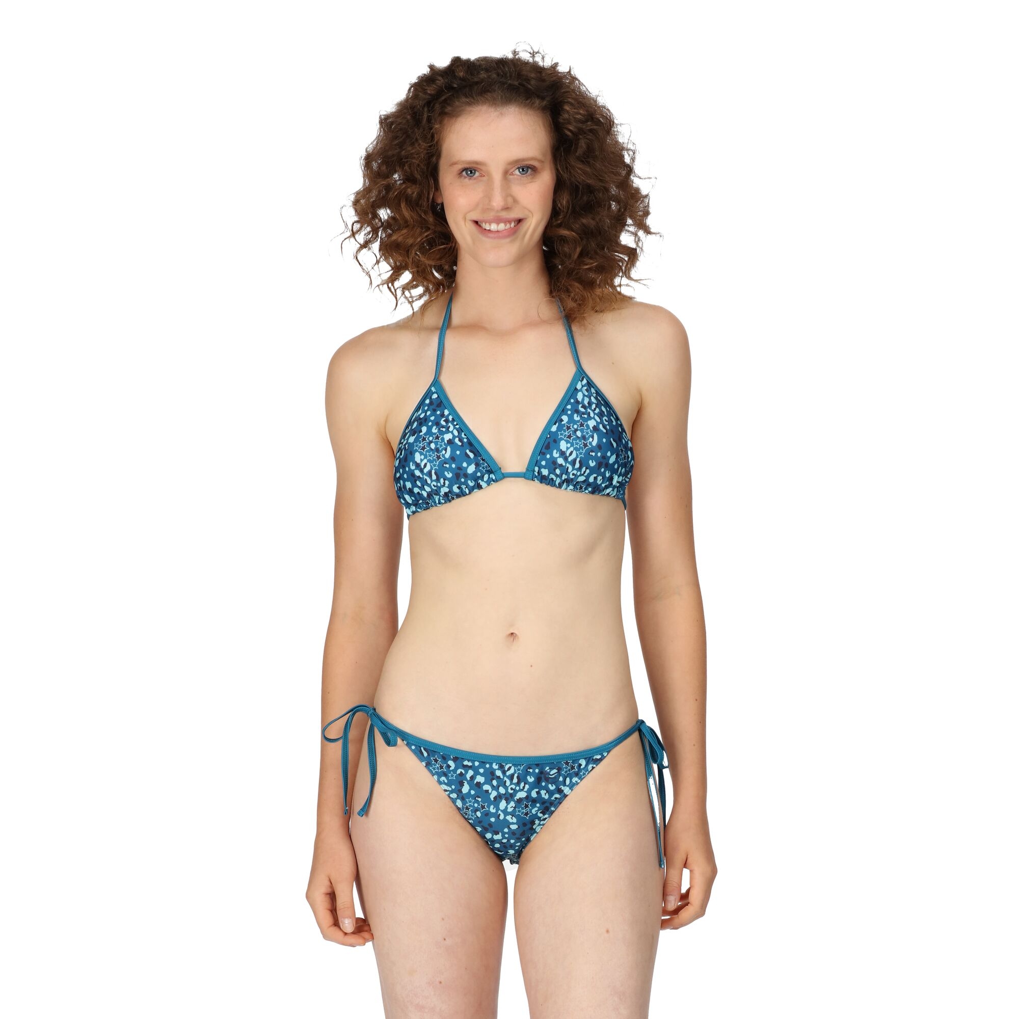 Regatta Aceana String Bikini Top Size: 12 Women's Blue