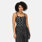 Black White Polka Print 