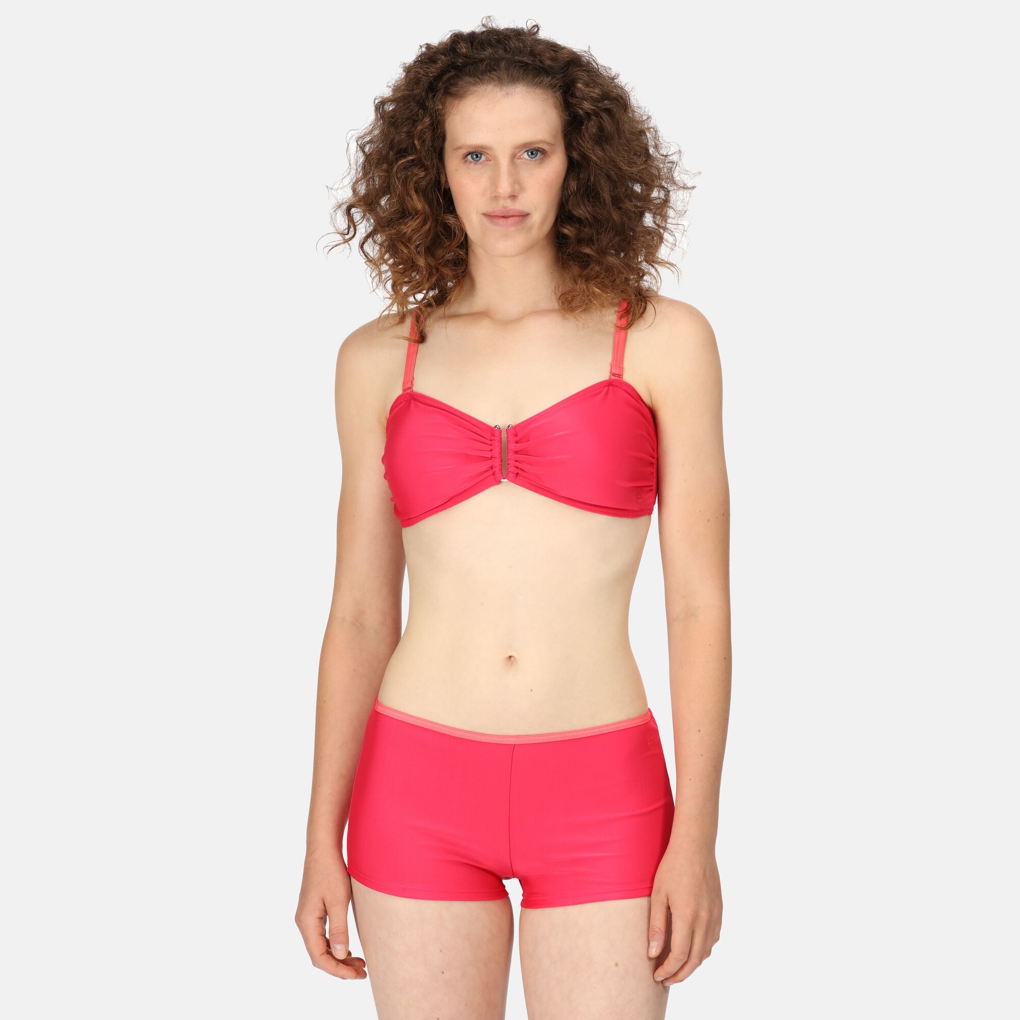 Regatta Women's Pink Aceana Iii Bikini Top Bright Blush Peach Bloom, : Size 12
