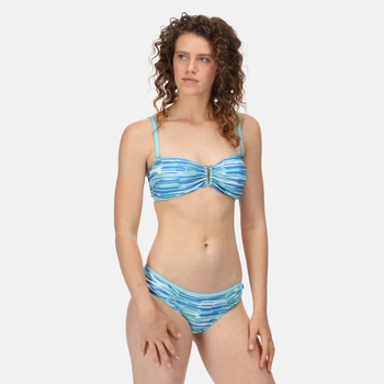 Women's Aceana III Bikini Top Seascape Brushstroke