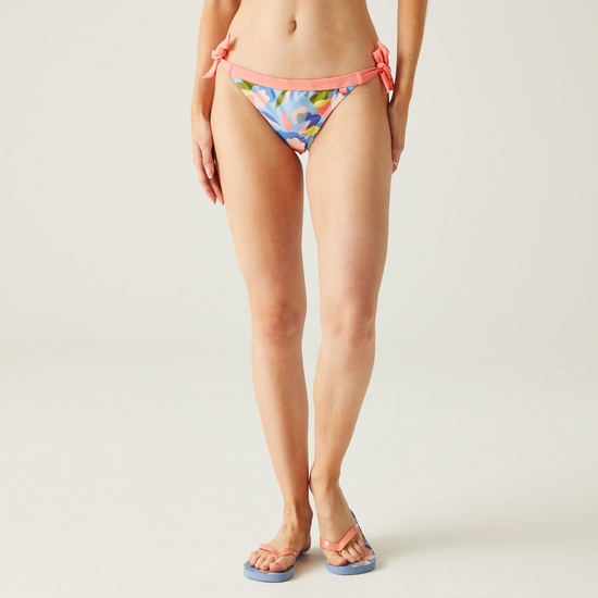 Women's Flavia String Bikini Bottoms Abstract Floral Print