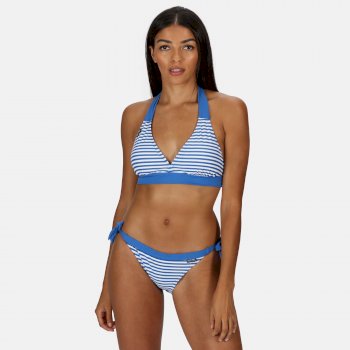 Flavia String Bikini-Hose für Damen Blau