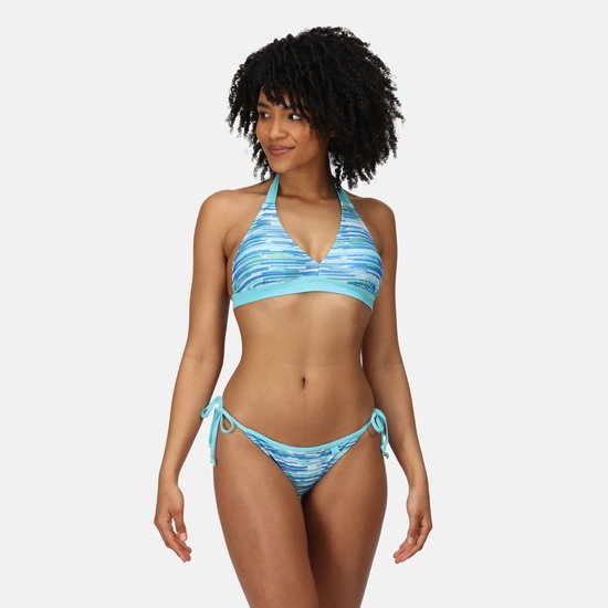 Women's Flavia String Bikini Top Seascape Brushstroke