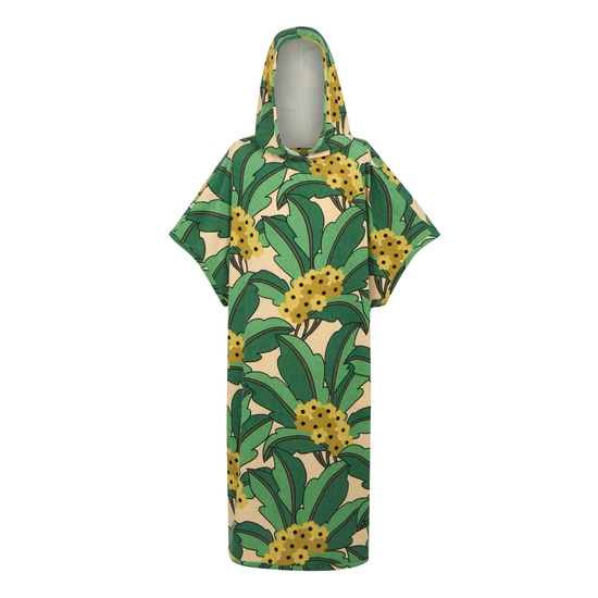 Orla Kiely Towelling II Robe Green Tropical