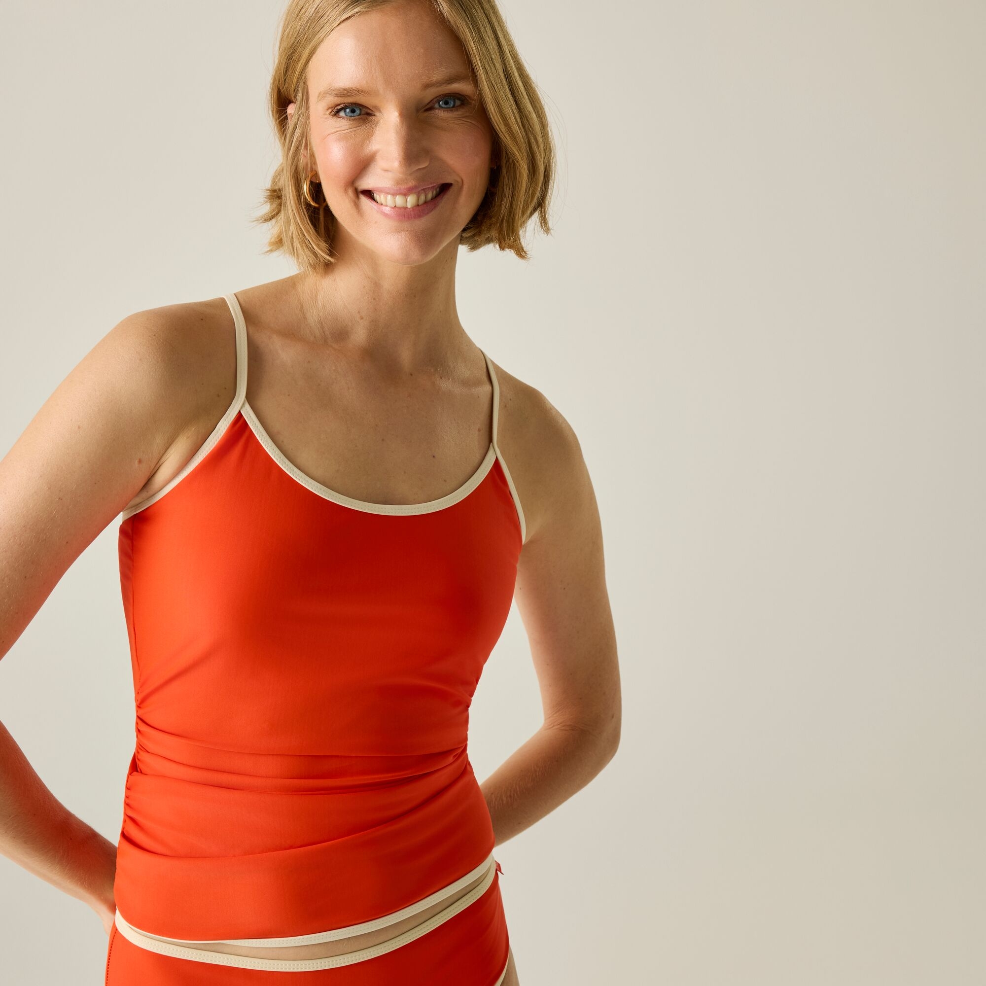 Regatta Women's Kyra Tankini Top - Orange Size 14