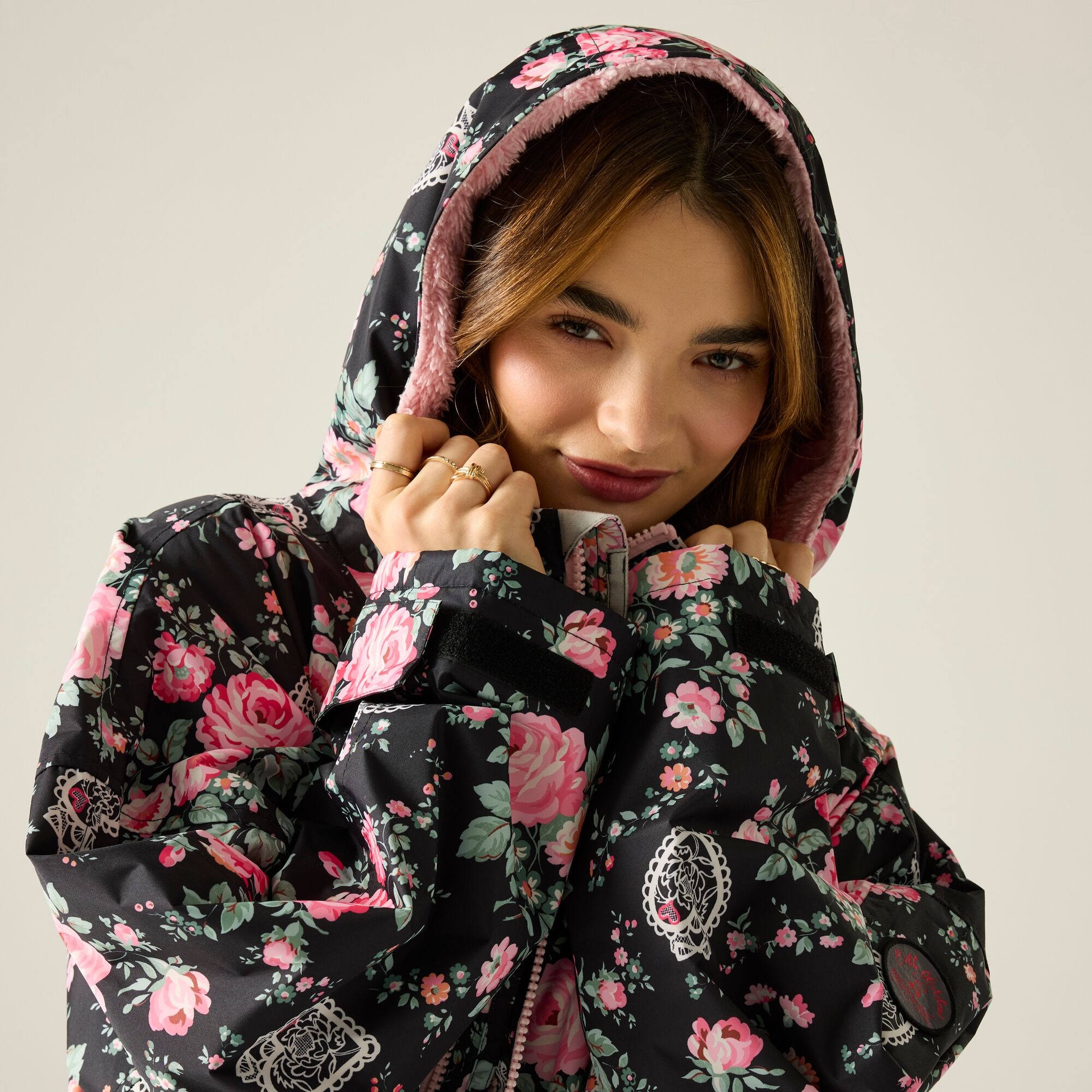 Regatta Cath Kidston Changing Robe - Black Large