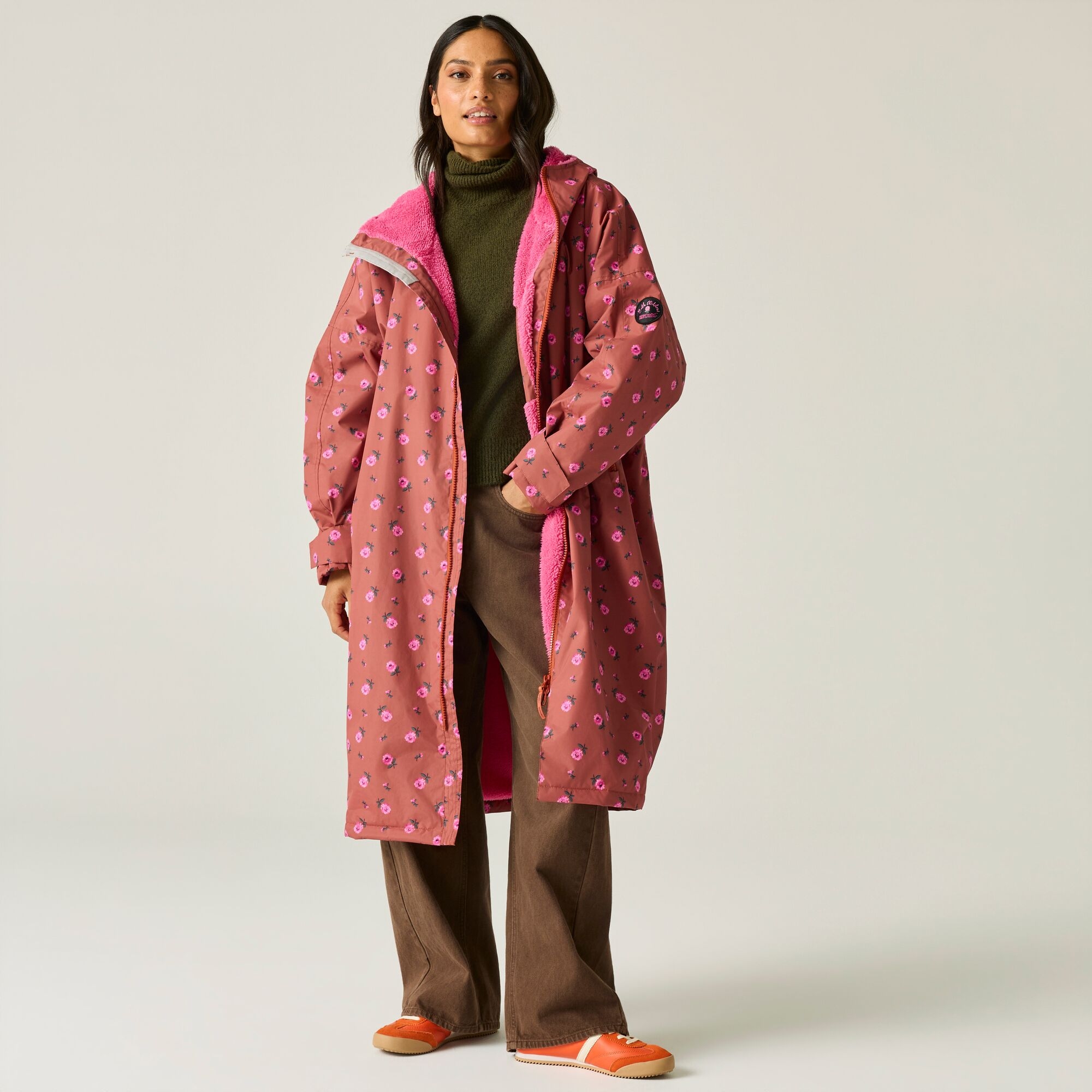 Regatta Cath Kidston Changing Robe - Orange Medium - Image 1