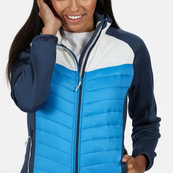 Women's Bestla Hybrid Lightweight Jacket Dark Denim Blue Aster