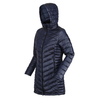 Women's Andell II Insulated Quilted Parka Jacket Navy
