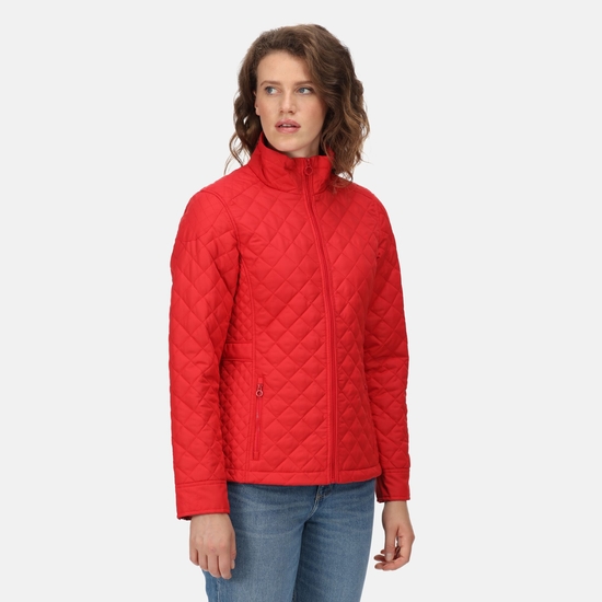 Women's Charleigh Quilted Insulated Jacket True Red