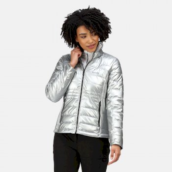 Women's Keava Insulated Quilted Jacket Silver