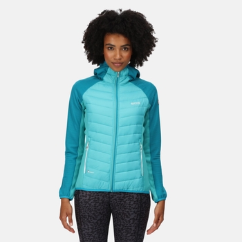 Women's Andreson VI Hybrid Insulated Quilted Jacket Turquoise Enamel