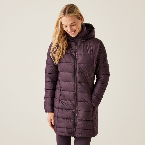 Women's Starler Insulated Padded Jacket Deep Plum