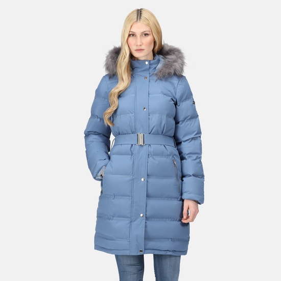 Daleyza Thermo-Parka für Damen Blau