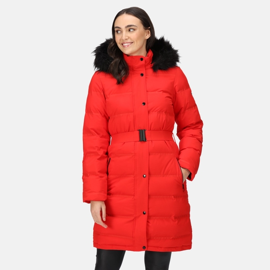 Women's Daleyza Thermal Parka Jacket Code Red