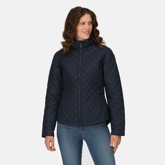 Women's Carmine Quilted Jacket Navy 